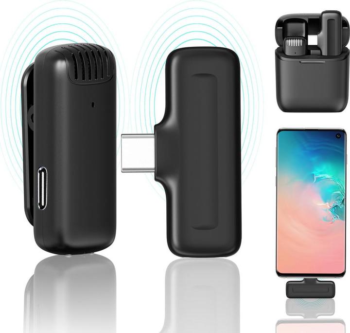 Produktbild Ulanzi J11 Wireless Lavalier Microphone System Type C