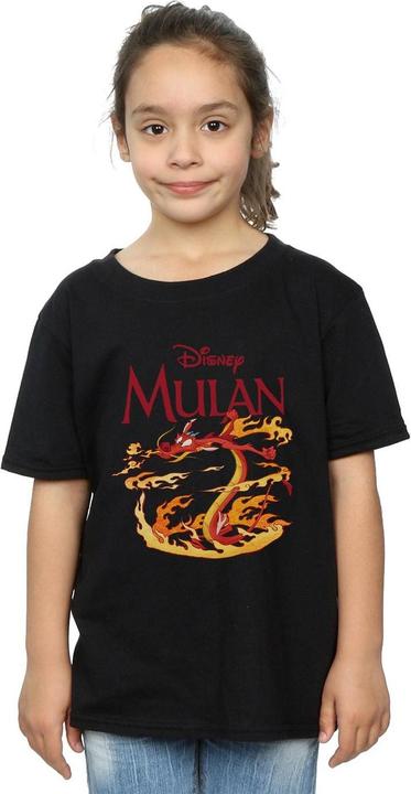 Produktbild Disney Mulan Mushu Dragon Fire TShirt Mädchen (152, 158)