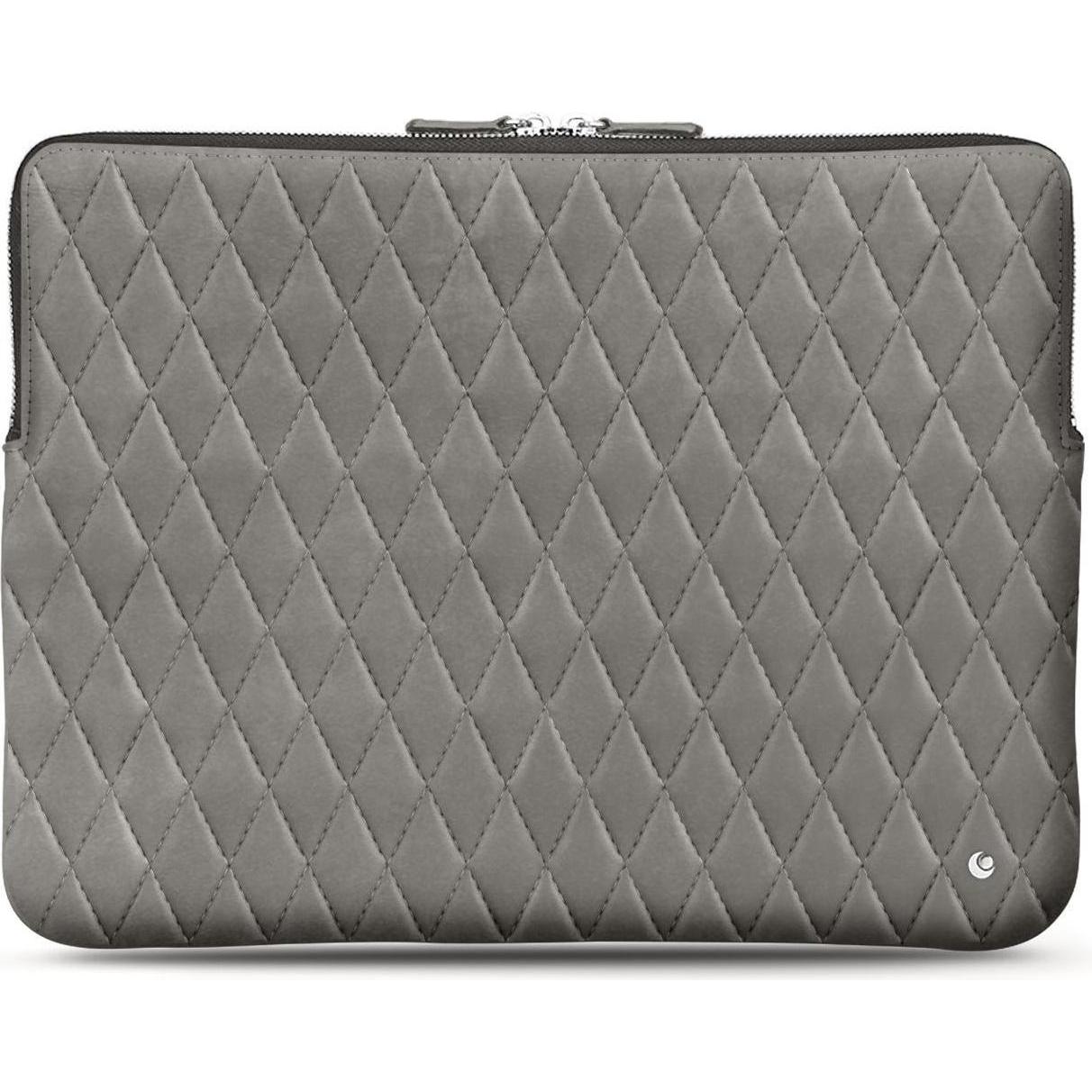 Noreve Lederhülle, Notebooktasche, Grau