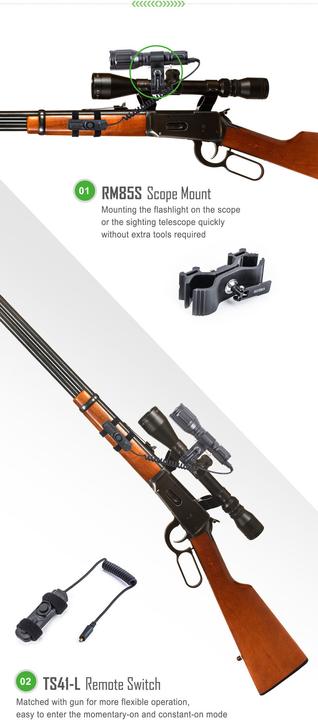 Actual product image Nextorch T5G Hunting Set LED Flashlight (170 lm)