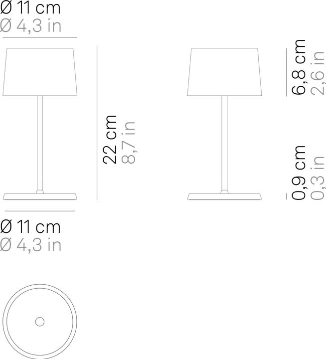 Actual product image Zafferano Olivia Mini (150 lm)