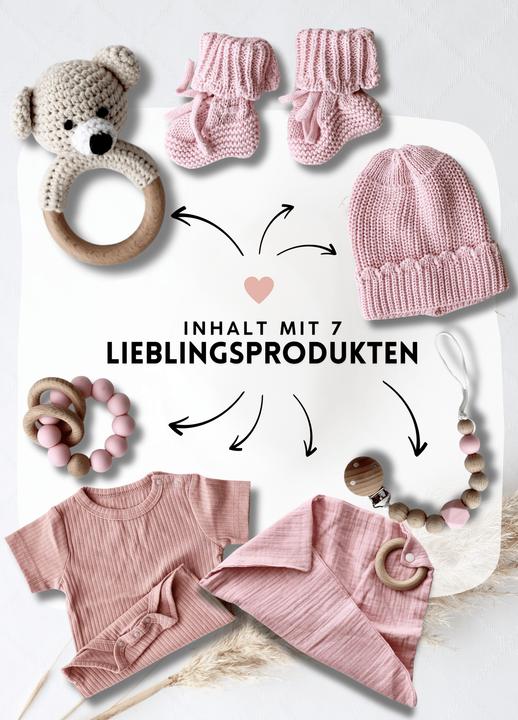 Actual product image Oykami Baby Geschenkbox Rosa "Palermo" heller Bär (0 Months)