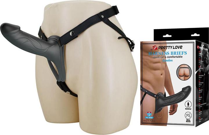 Produktbild Pretty Love - Landon Black Vibrating Strap-On