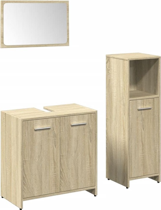 Produktbild VidaXL 3-tlg. Badmöbel-Set