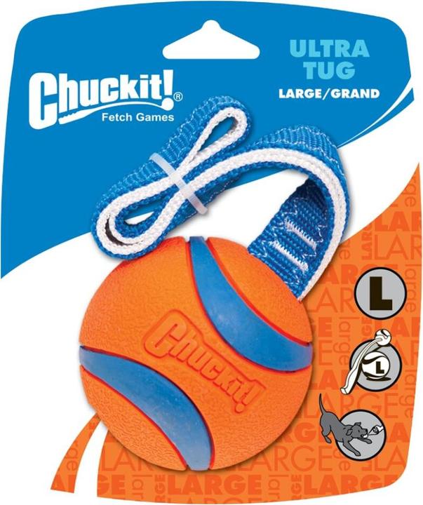 Immagine prodotto Chuckit! ChuckIt Ultra Tug piłka dla psa średnia (Gioco da masticare per cani)