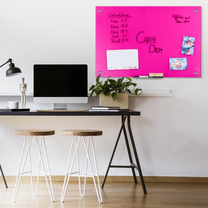 Produktbild Relaxdays Glas Magnettafel (90 x 6.5 x 60 cm)