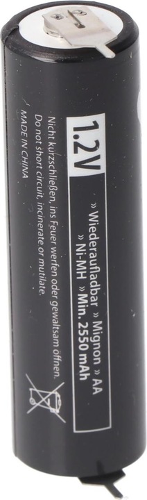 Image du produit AccuCell Accu AA, Mignon avec 1-er Print (1 pcs, 2500 mAh, Batterie)