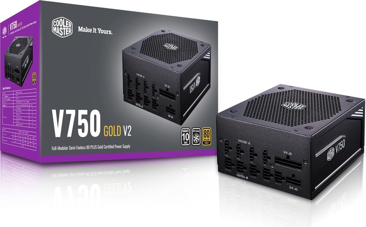 Actual product image Cooler Master V750 Gold V2 (750 W)
