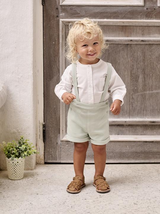 Actual product image Vertbaudet Festliches Baby-Set: Hemd & Shorts mit Trägern (62)