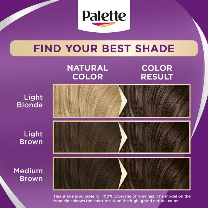 Actual product image Schwarzkopf Professional Palette Intensive Colour Creme Long Lasting Intensity - Hair Color N4 (N4)