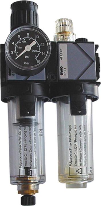 Productafbeelding EWO Onderhoudseenheid type 488 - variobloc schroefdraad G 3/4 ″ manueel BG II 2-delig 5000 l/min