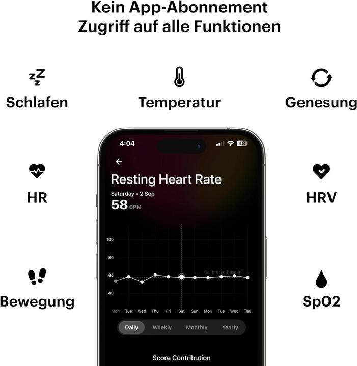 Image du produit Ultrahuman Ring Air (13, Titane brut)