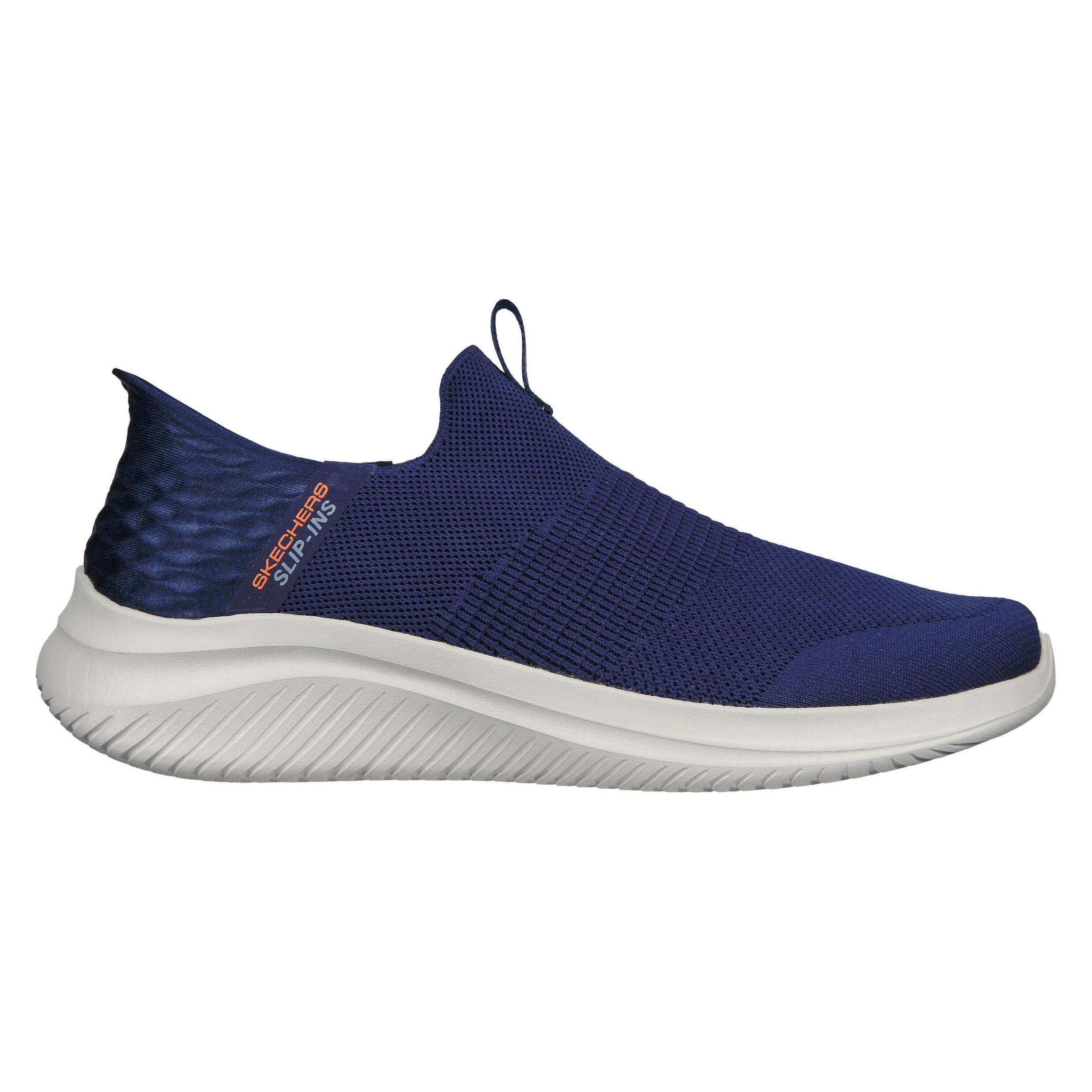 Skechers, Mannen, Lace-Ups, Slipper Ultra Flex 3.0 - Smooth Step, Blauw, (44)