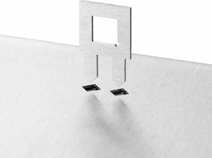 Actual product image Valera Qbic-line soap dispenser with push button stainless steel 900 ml Suitable for liquid soap, alcohol