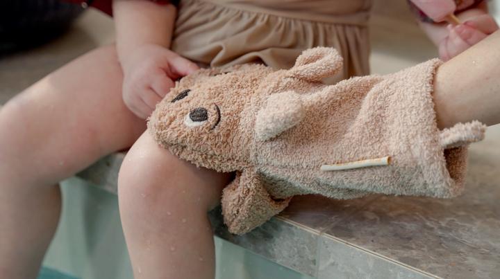 Image du produit Filibabba Gant de toilette bébé - Ours