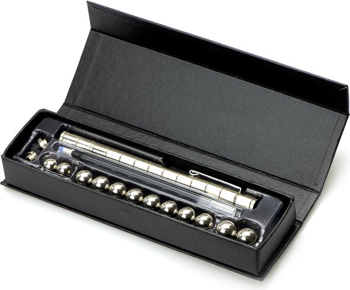 Produktbild Ikonka Polar Pen magnetic pen + 2 tips (Schwarz, 13 x)