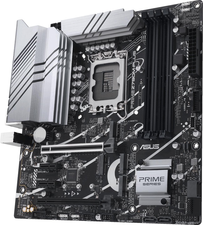 Image du produit ASUS MB PRIME Z790M-PLUS (Intel,1700,DDR5,mATX) (LGA 1700, Intel Z790, mATX)