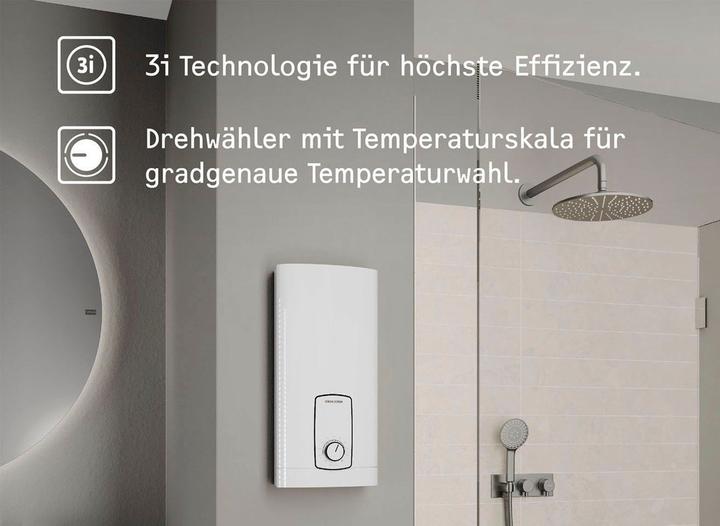 Produktbild Stiebel Eltron DHB 18/21/24 ST Trend Elektronischer Durchlauferhitzer, gradgenaue Temperatur dank 3i Technologie