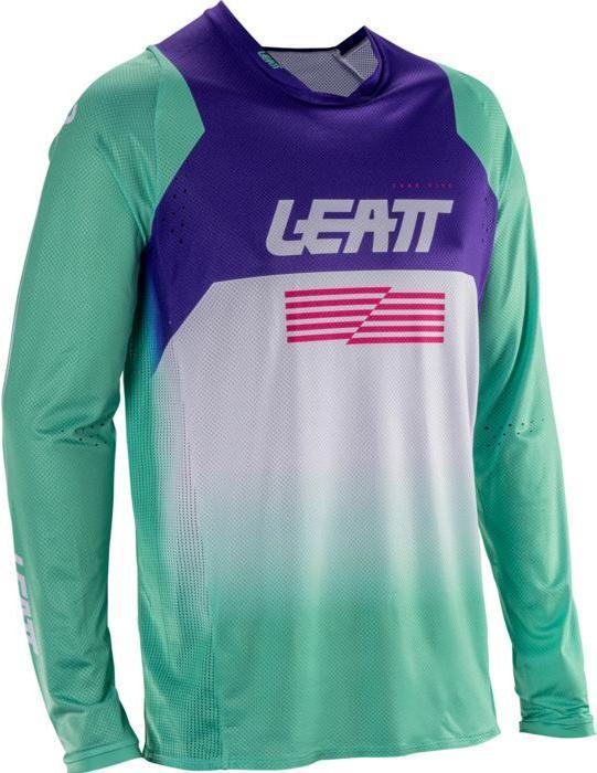 Purple, Turquoise, White