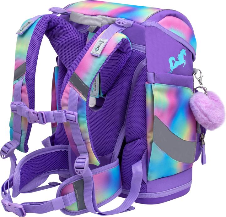 Produktbild Belmil SMARTY Schulrucksack 5-teiliges-Set Rainbow Color (20 l)