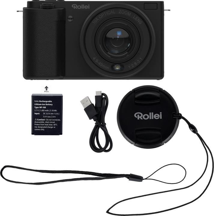 Produktbild Rollei Compactline 10x Flip Kompaktkamera (64 Mpx, 1/4")