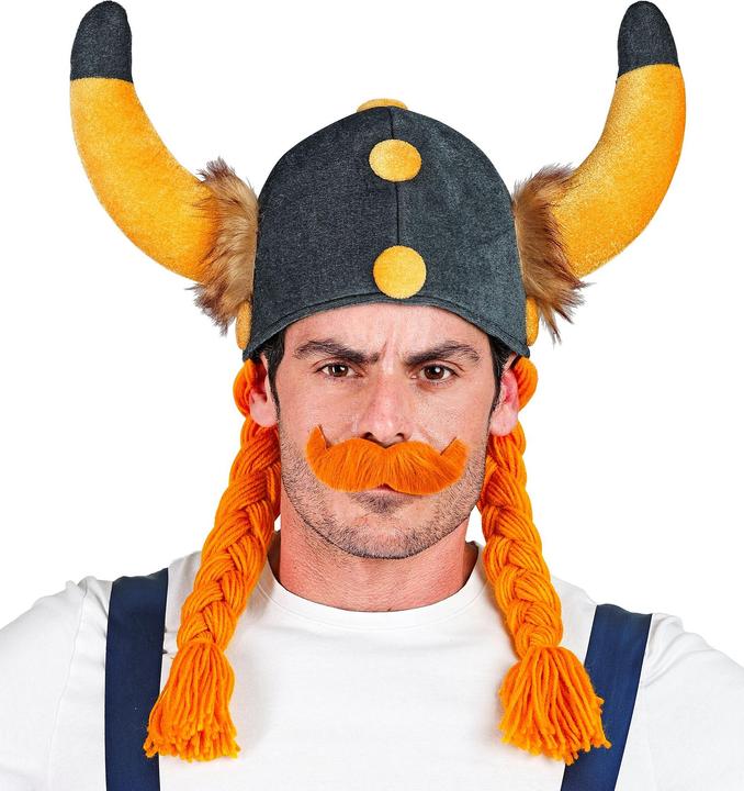 Actual product image Widmann Wikingerhelm Mit Zöpfen