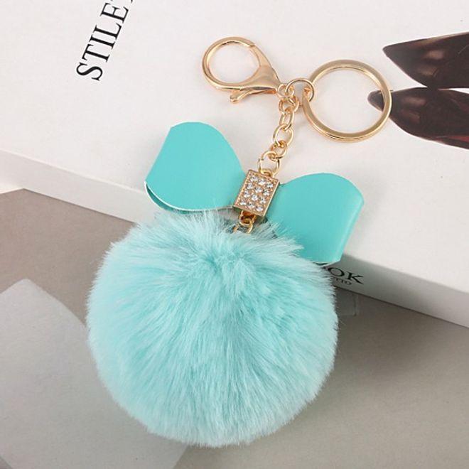 Produktbild MU Style Pompom Schlüsselanhänger mit Schleife