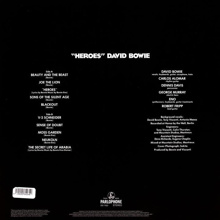 Actual product image Heroes (2017 Remastered Version) (David Bowie)
