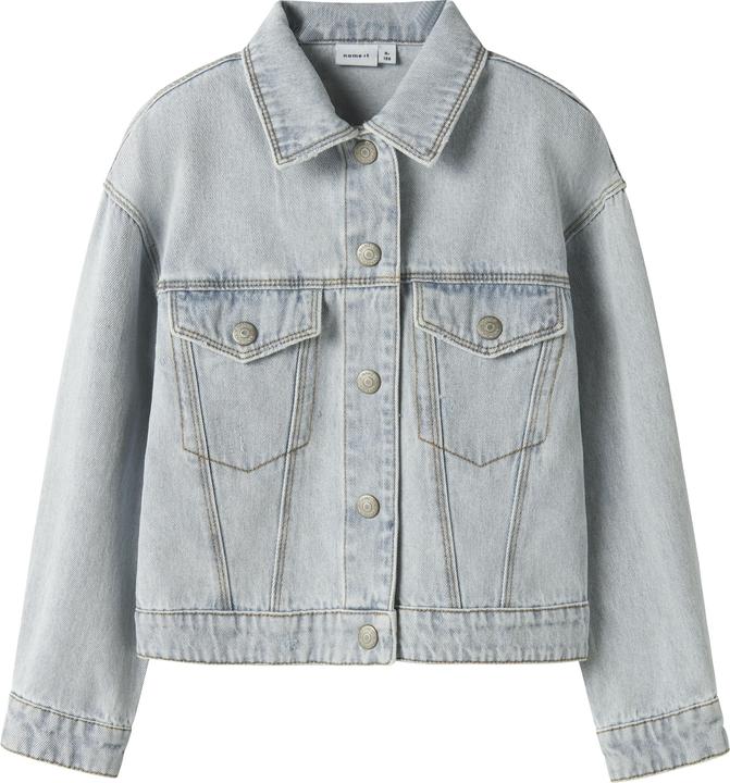 Light Blue Bleached Denim