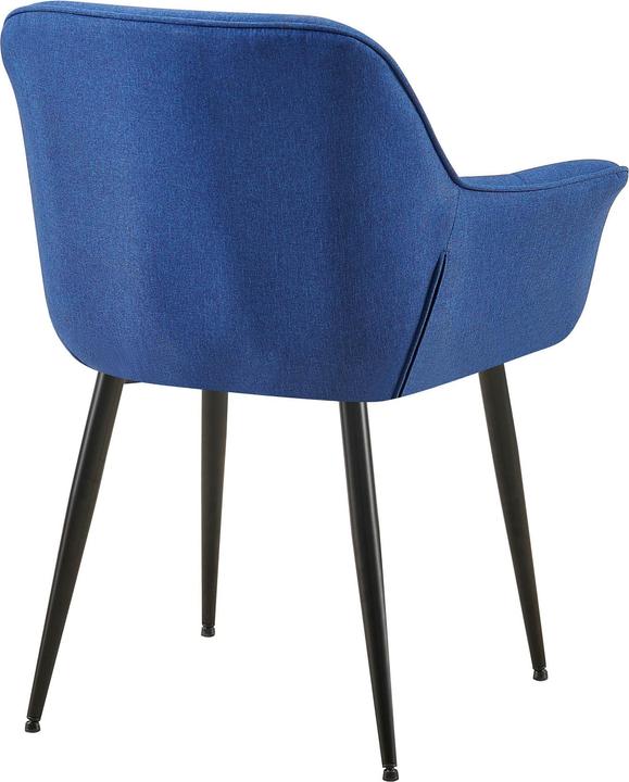 Actual product image Swisshandel24 Roseville Dining Chair Fabric, Blue