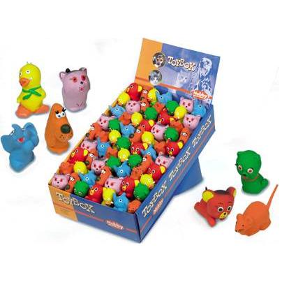 Nobby Tierfiguren aus Latex, 5-6 cm, assortiert, Hundespielzeug