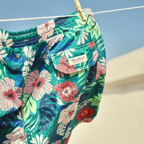 Actual product image Moustard Flower Swimshorts (XL)