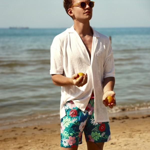 Actual product image Moustard Flower Swimshorts (XL)