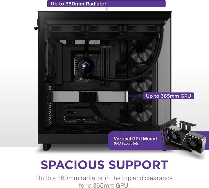 Immagine prodotto NZXT H6 Flow (ATX, mATX, Mini-ITX)