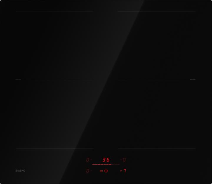 Asko Induktions-Kochfeld HI 2643 FBG1 Schwarz (60 cm, Induktionskochfeld)