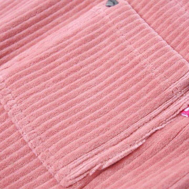 Immagine prodotto vidaXL Salopette da bambino in velluto a coste rosa chiaro 104,Materiale: 58 % cotone (104)