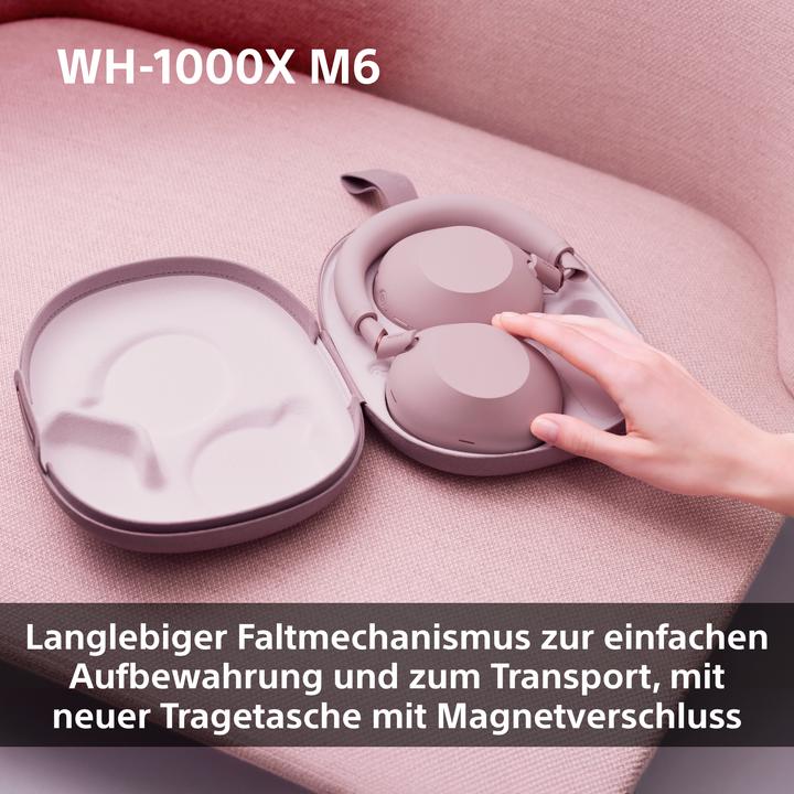Produktbild Sony WH-1000XM6 (Aktive Geräuschunterdrückung, 30 h, Kabelgebunden, Kabellos)