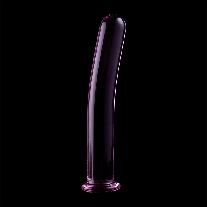 Actual product image Ibiza Nebula Series By ™ - Model 8 Dildo Borosilicate Glass 14.5 X 2 cm Pink