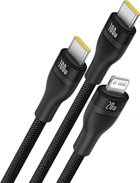 Produktbild Baseus 3in1 (1.50 m, USB 2.0, 100 W)