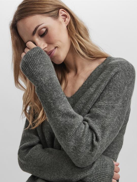 Produktbild Vero Moda Vmcrewlefile Ls V-Neck Blouse Noos (XL)