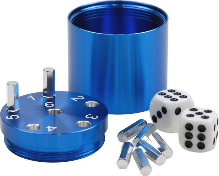 Bestsaller Super Six en aluminium - Bleu Premium (Allemand, Anglais, Français, Italien, 2 - 6 Joueur)