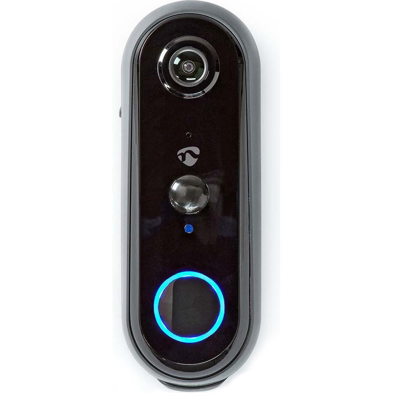 Nedis, Campanello + Citofono, Videocitofono Smartlife Wi-Fi alimentato a batteria AndroidT / IOS Full HD 1080p Cloud / m (WiFi)