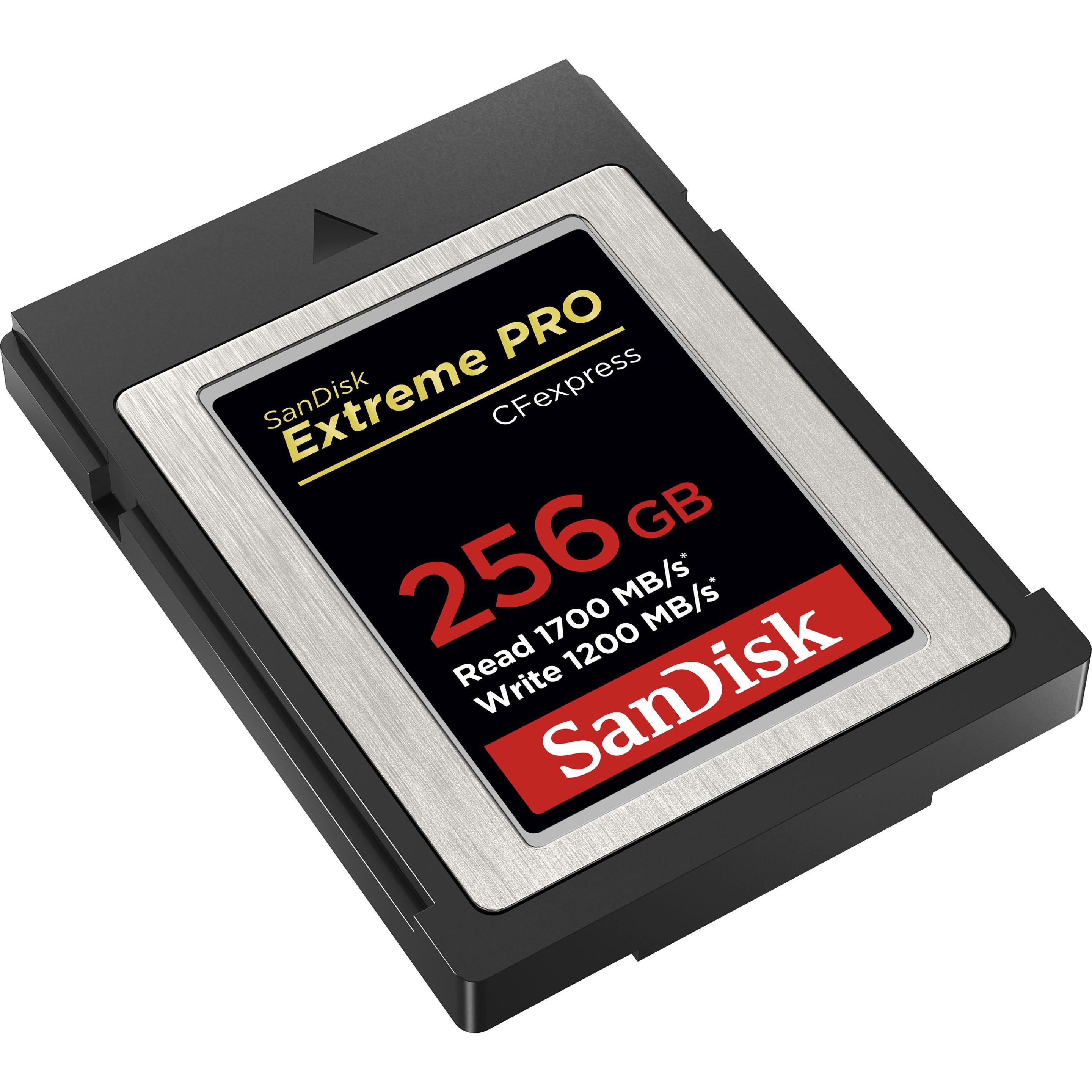 Thumbnail - SanDisk Extreme Pro (256 GB, CFexpress Typ B), Speicherkarte, Schwarz