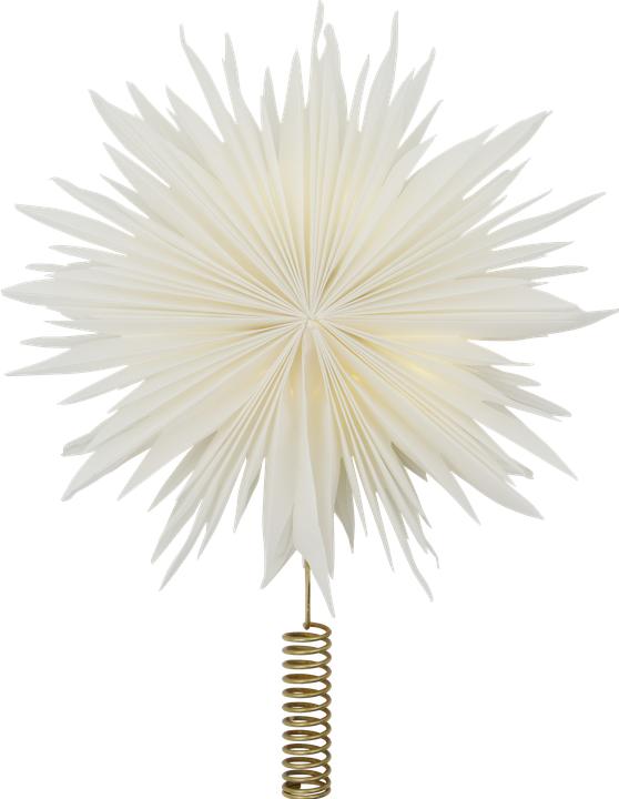 House Doctor Top star w. LED, HDGant, WhiteBrass finish (4 -pièce)