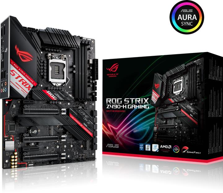 ASUS ROG Strix Z490-H Jeux (LGA 1200, Intel Z490, ATX)