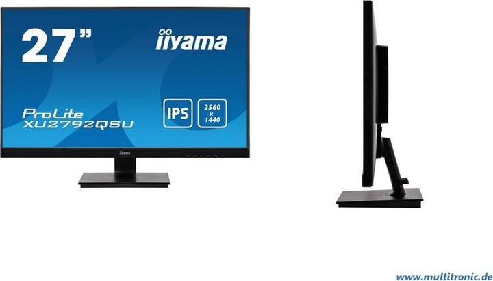 Produktbild iiyama ProLite XU2792QSU-B1 (2560 x 1440 Pixel, 27")