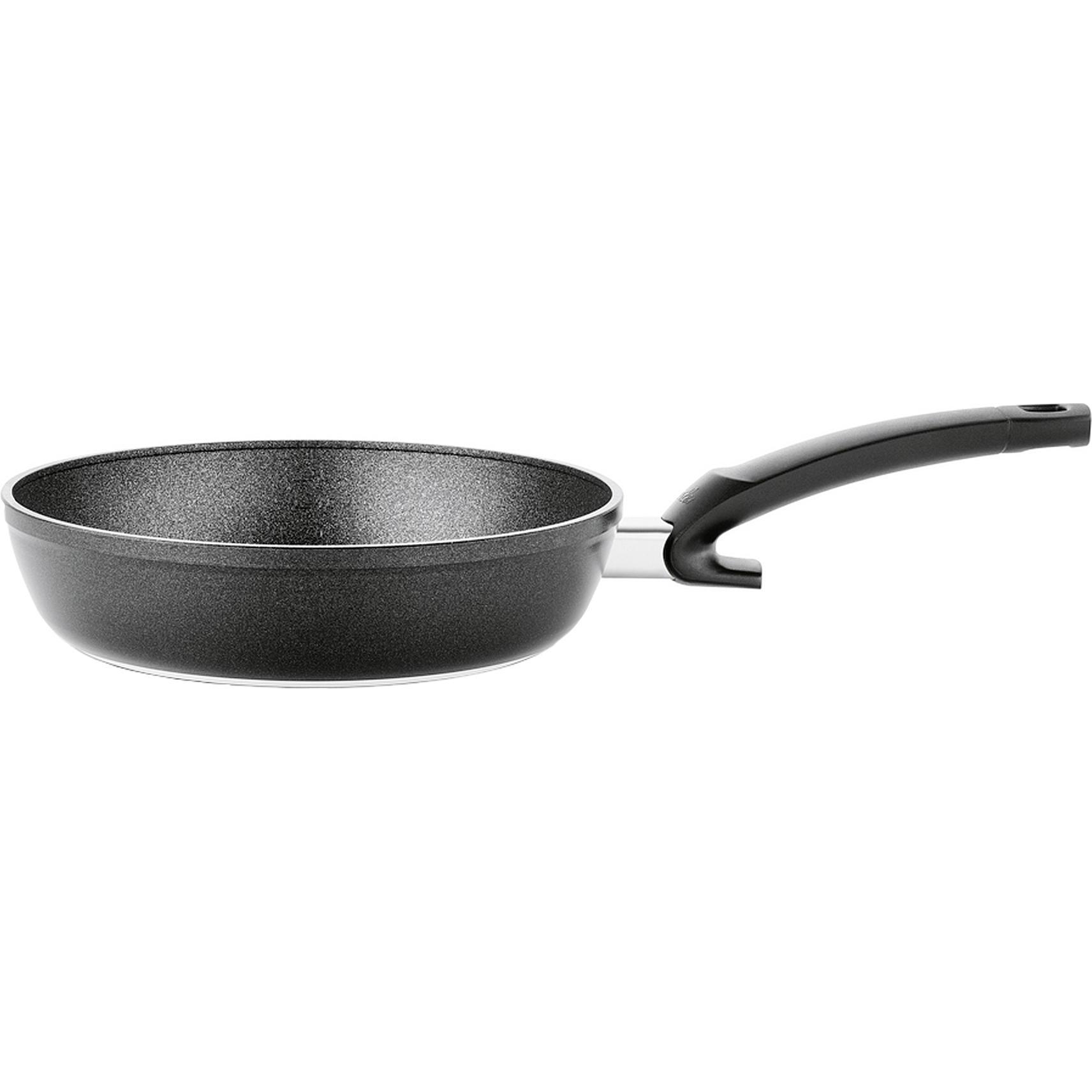 Fissler Nero Padella Adamantica Comf. 24Cm, Padella + Pentola,