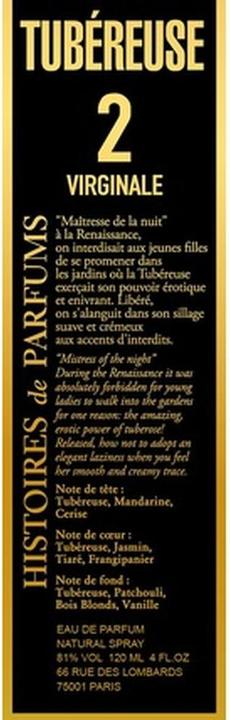 Produktbild Histoires de Parfums Tubereuse 2 Virginale Woman 120ML) (Eau de Parfum, 120 ml)