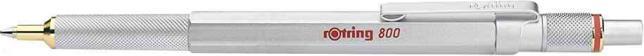 Produktbild Rotring Kugelschreiber 800 Silber, M-Schwarz Geschenkbox (Silber, Rot, 1 x)