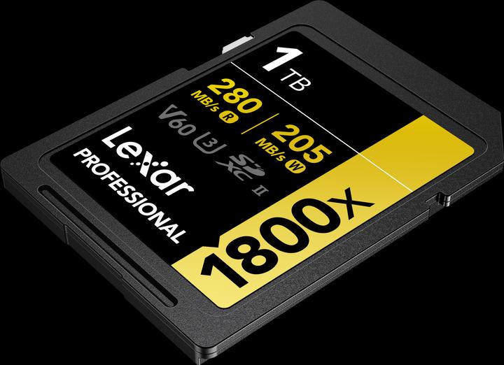 Image du produit Lexar Professional 1800x (1000 Go, SDXC, U3, UHS-II)